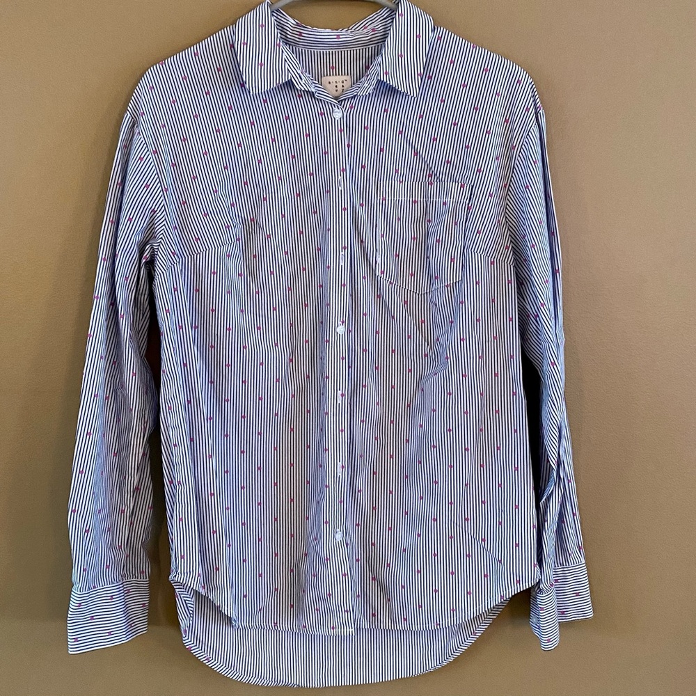 ✨ Polka Dot Button-Up